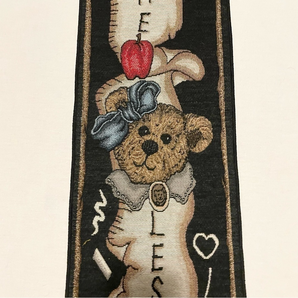 Vintage The Lesson Classroom Bedroom Tapestry Wall Hanging Banner Boyds Bears